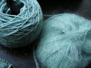 Pastel wedding colour ideas - myLusciousLife.com - knitting pale bluey grey.jpg